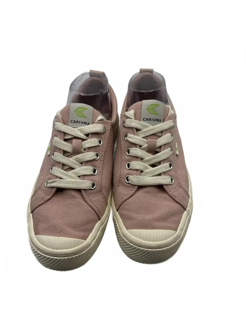 Cariuma Shoes Womens 8.5  Mens 7 Casual Low Sneakers JS-1022 Pink Canvas Unisex